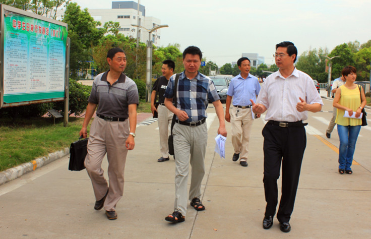 泰州市外國專家局等四單位考察我校外國專家接待工作 泰州市外國專家局等四單位考察我校外國專家接待工作